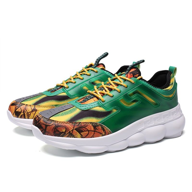 Versace Chain Reaction зеленые (35-39)