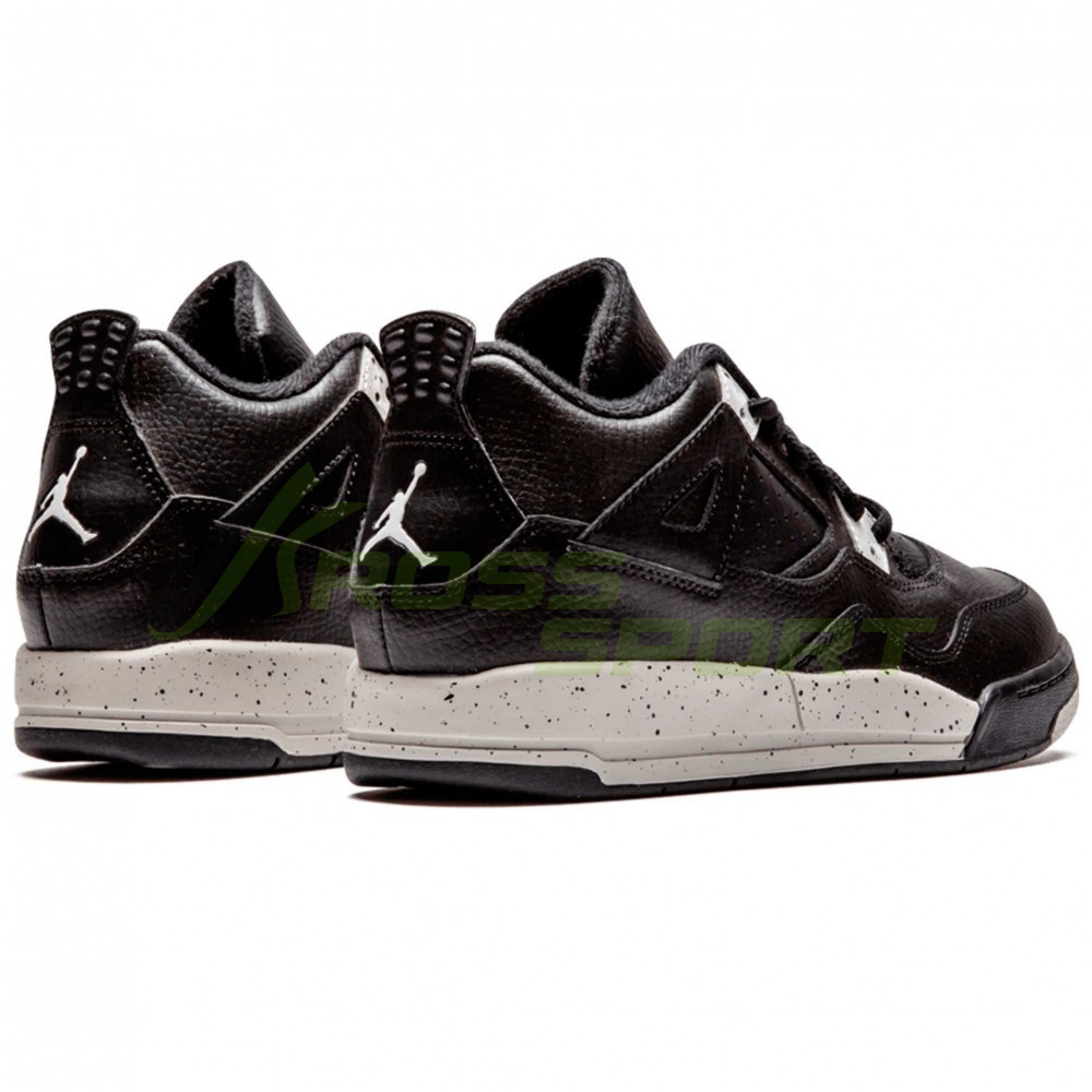  Nike Air Jordan IV 4 Retro Black/Black/White