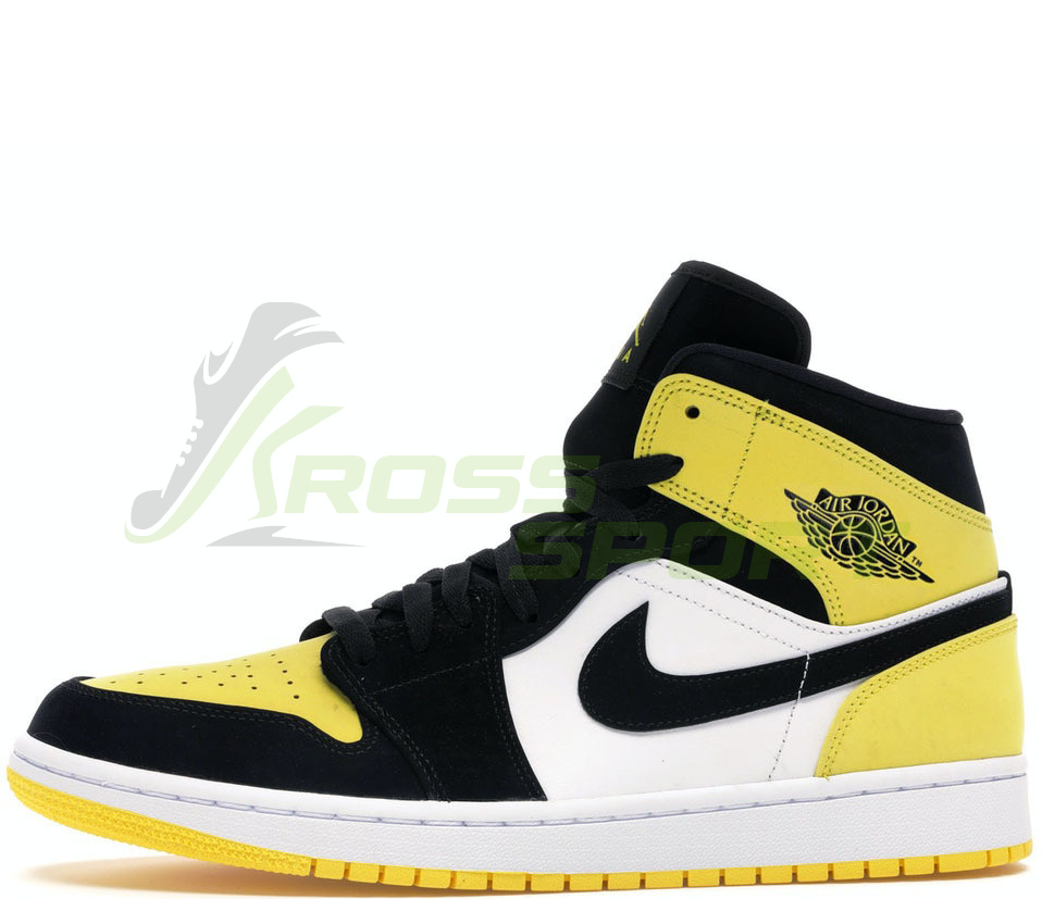  Nike Air Jordan 1 Retro Low Yellow\Black
