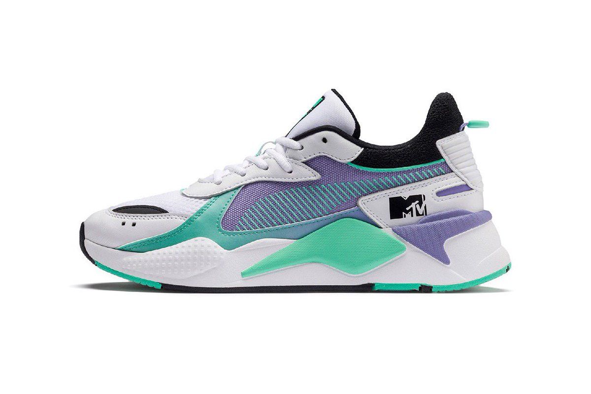  Puma RS-X MTV White/Green/Black/Violet