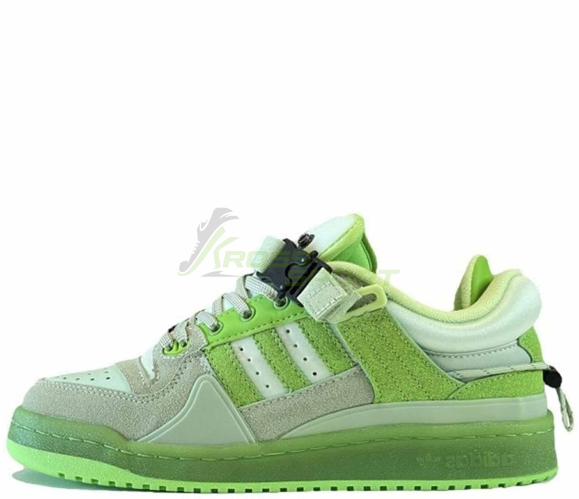 BAD BUNNY X ADIDAS FORUM BUCKLE LOW Green